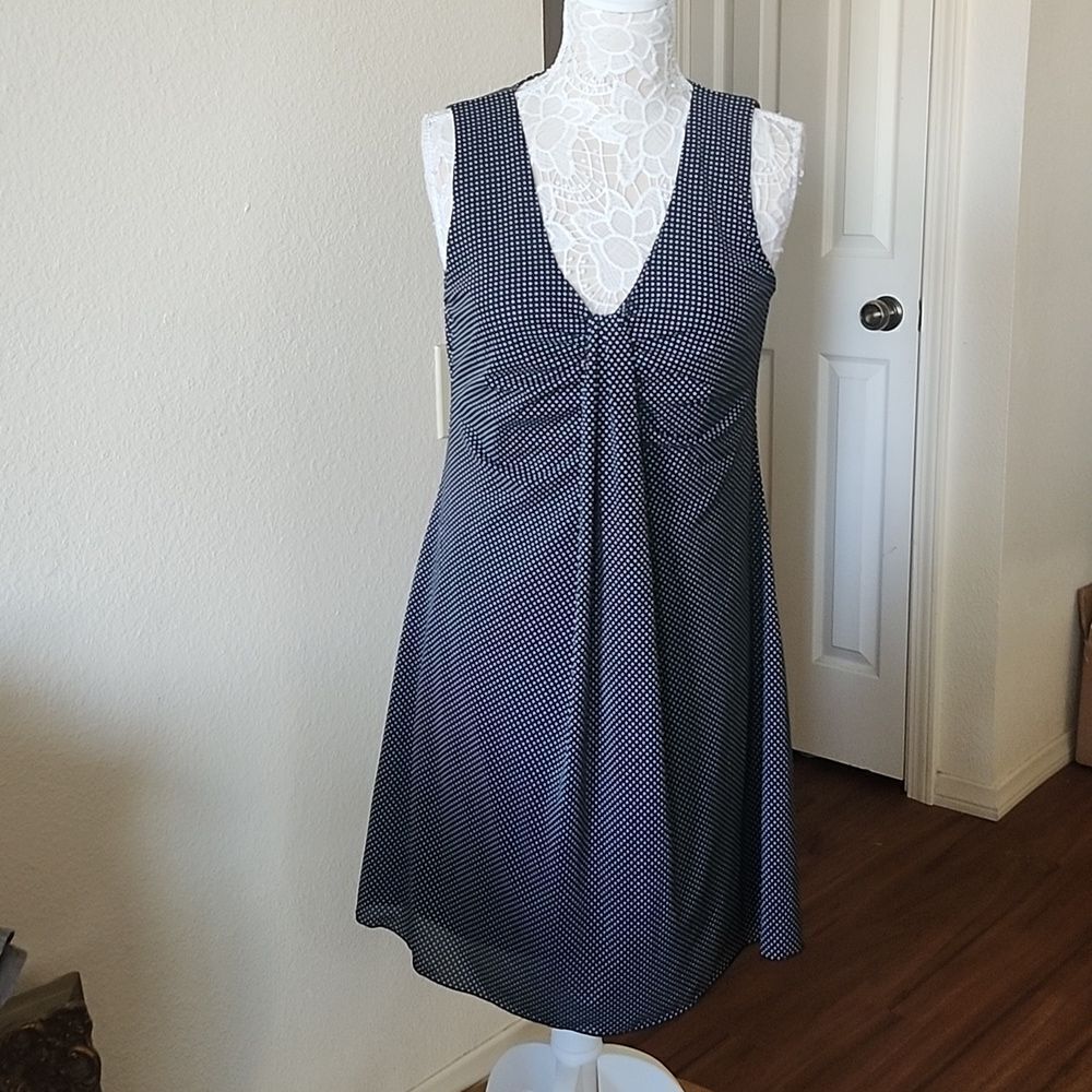 Chaus Sleeveless Midi Retro‎ 50's Y2K Polka Dot Pin-up Vibe  Dress Size Medium